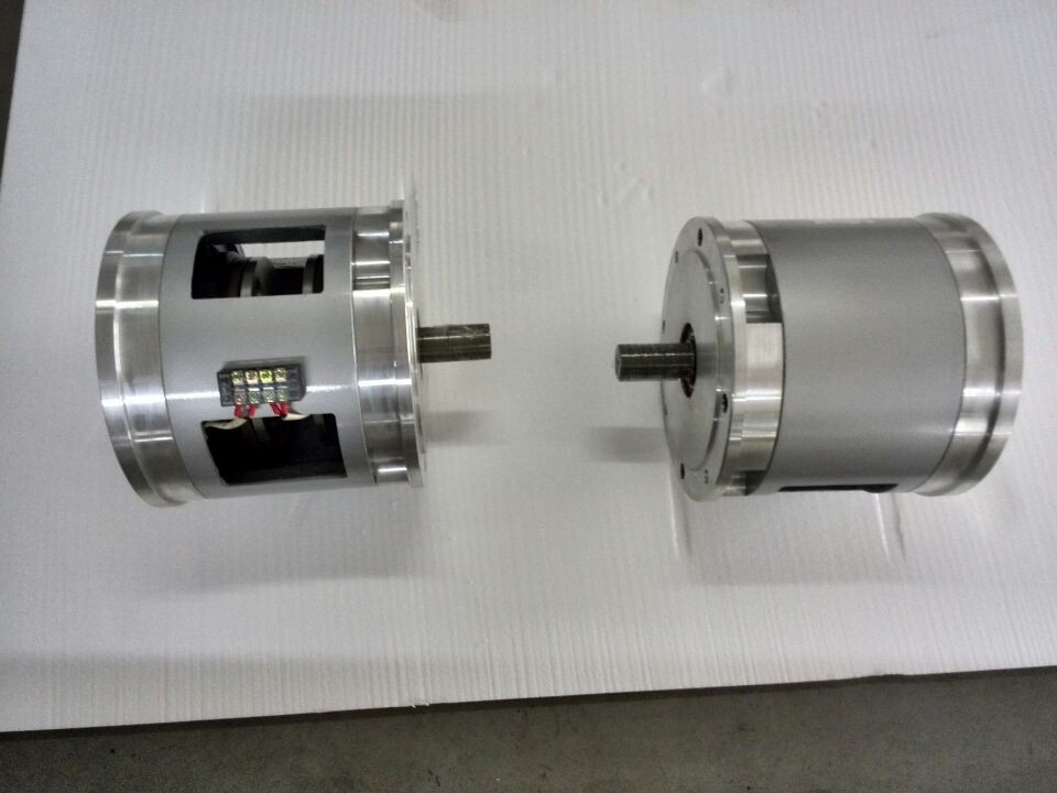 double flange electric clutch brake